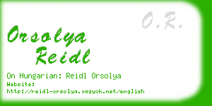 orsolya reidl business card